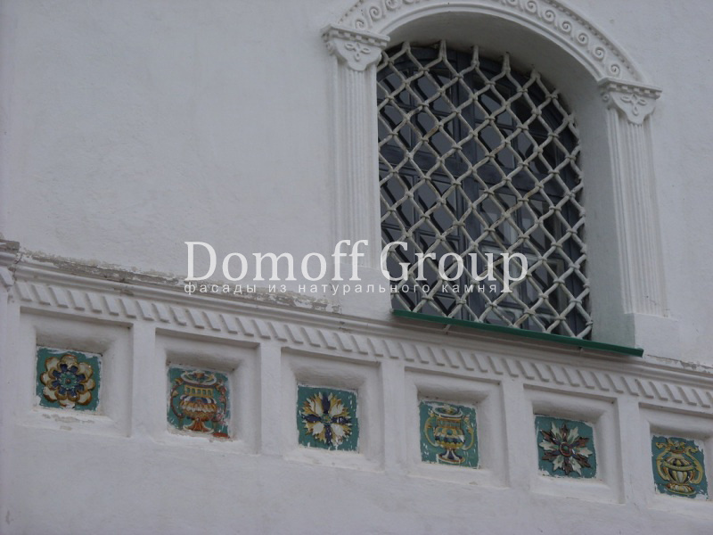Фрагмент фасада Троицкого собора в Пскове
