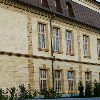 Фасады из камня - Загородный дом в Усово - Песчаник - стиль Шато, Классический, Французский