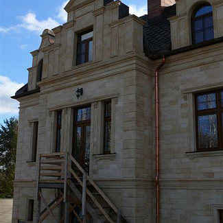 Фасады из камня - Загородный дом в Знаменском - Песчаник - стиль Шато, Классический, Французский