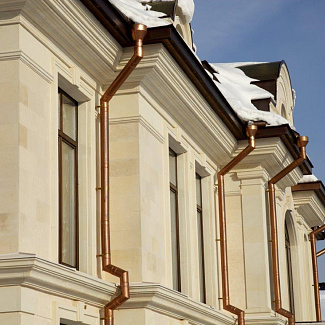 Фасады из камня - Особняк в резиденциях Бенилюкс - Известняк - стиль Американский, Классический, Французский